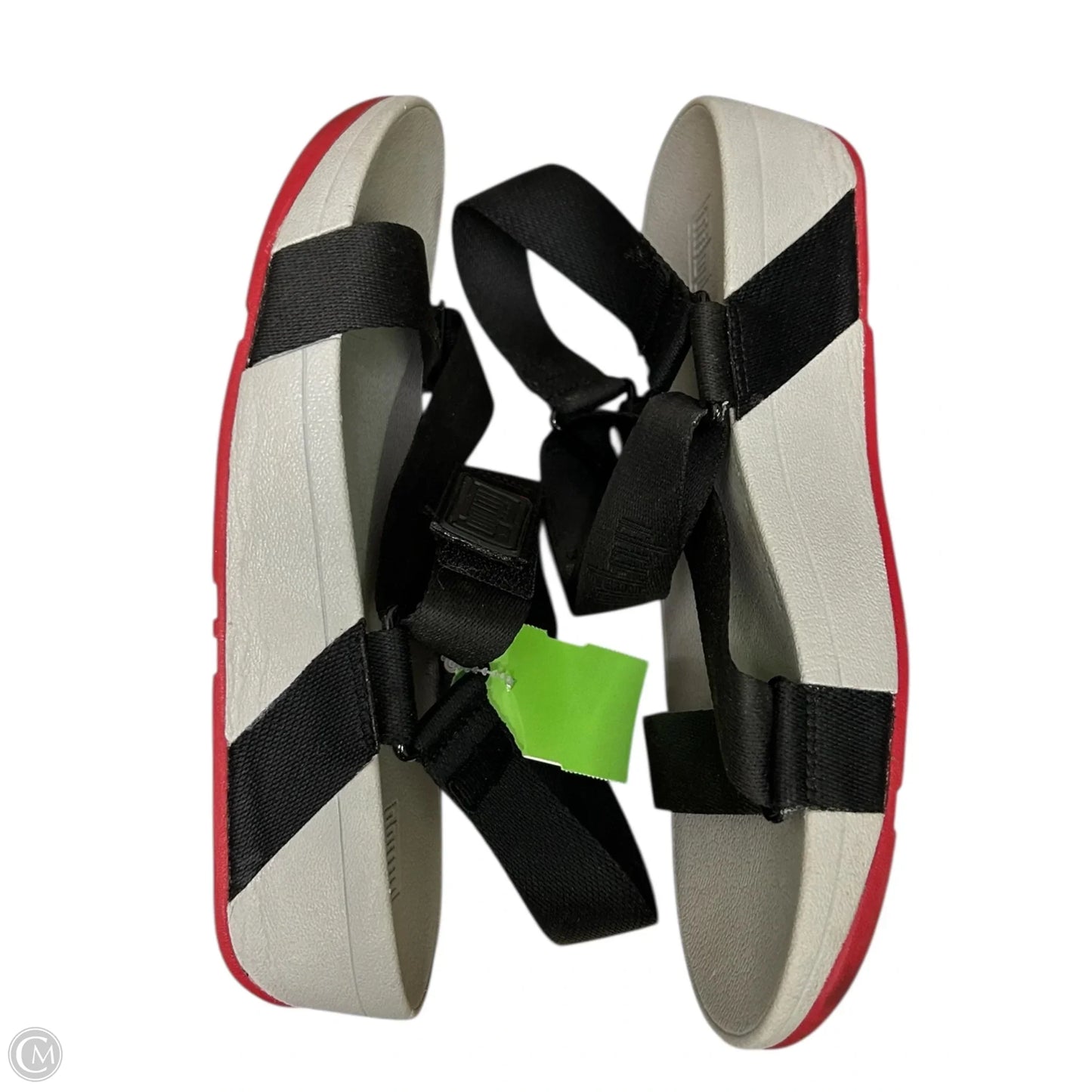 Sandals Flats By Fitflop In Black, Size: 8