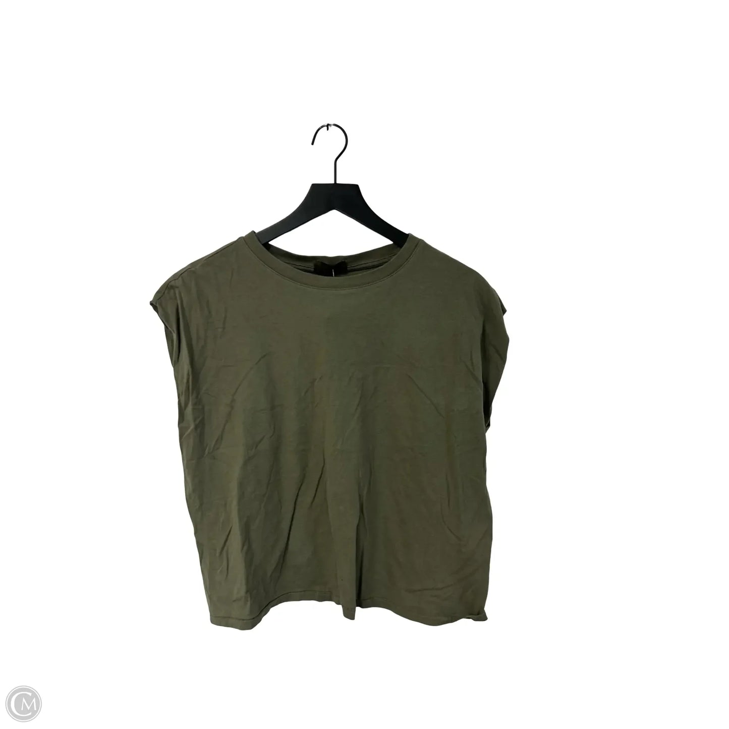 Top Short Sleeve Basic By Cmc In Green, Size: S