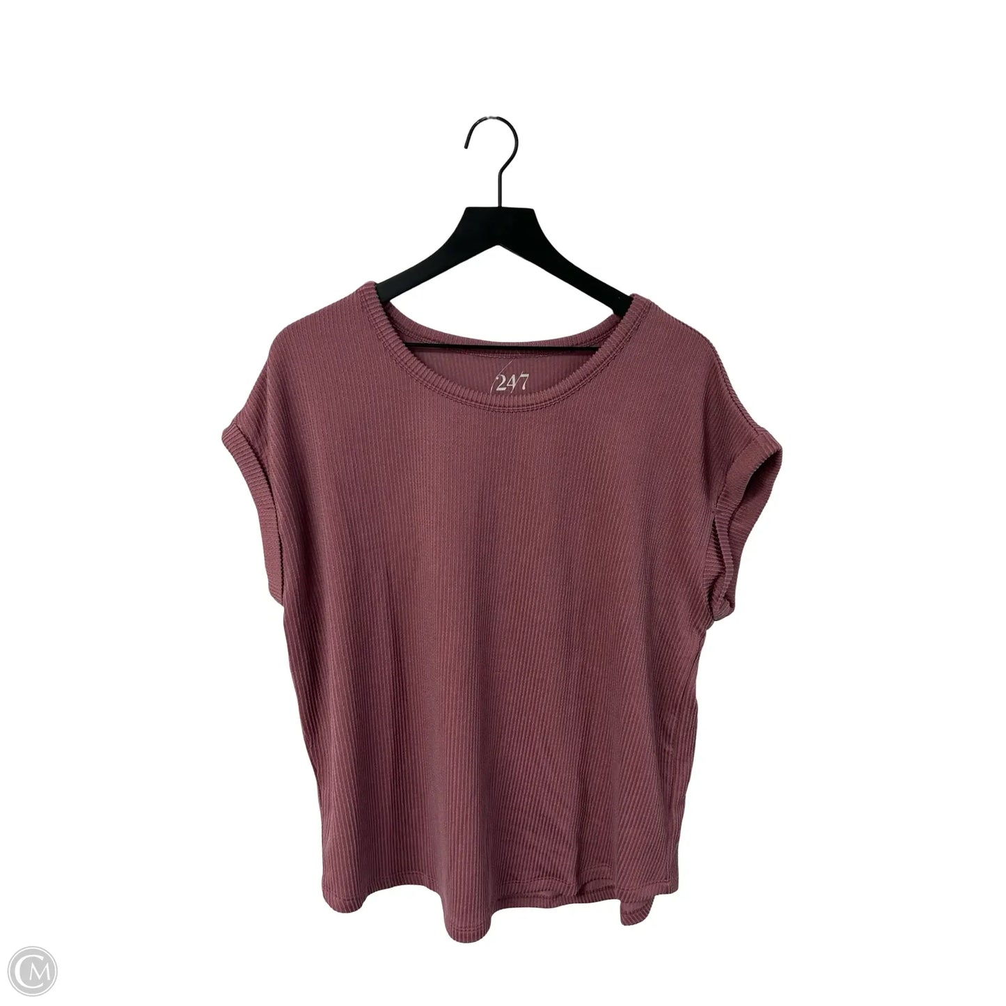 Top Short Sleeve By Maurices In Pink, Size: L