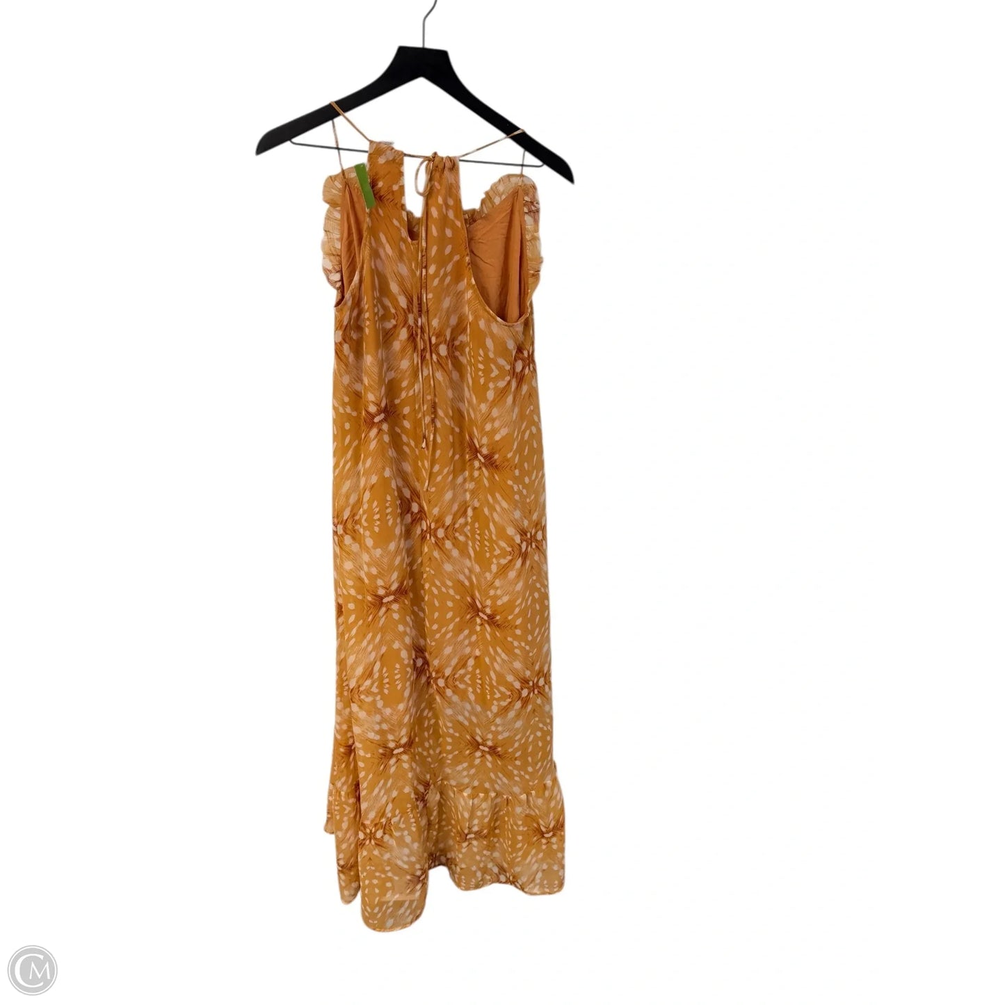 Dress Casual Maxi By Flawless In White & Yellow, Size: S