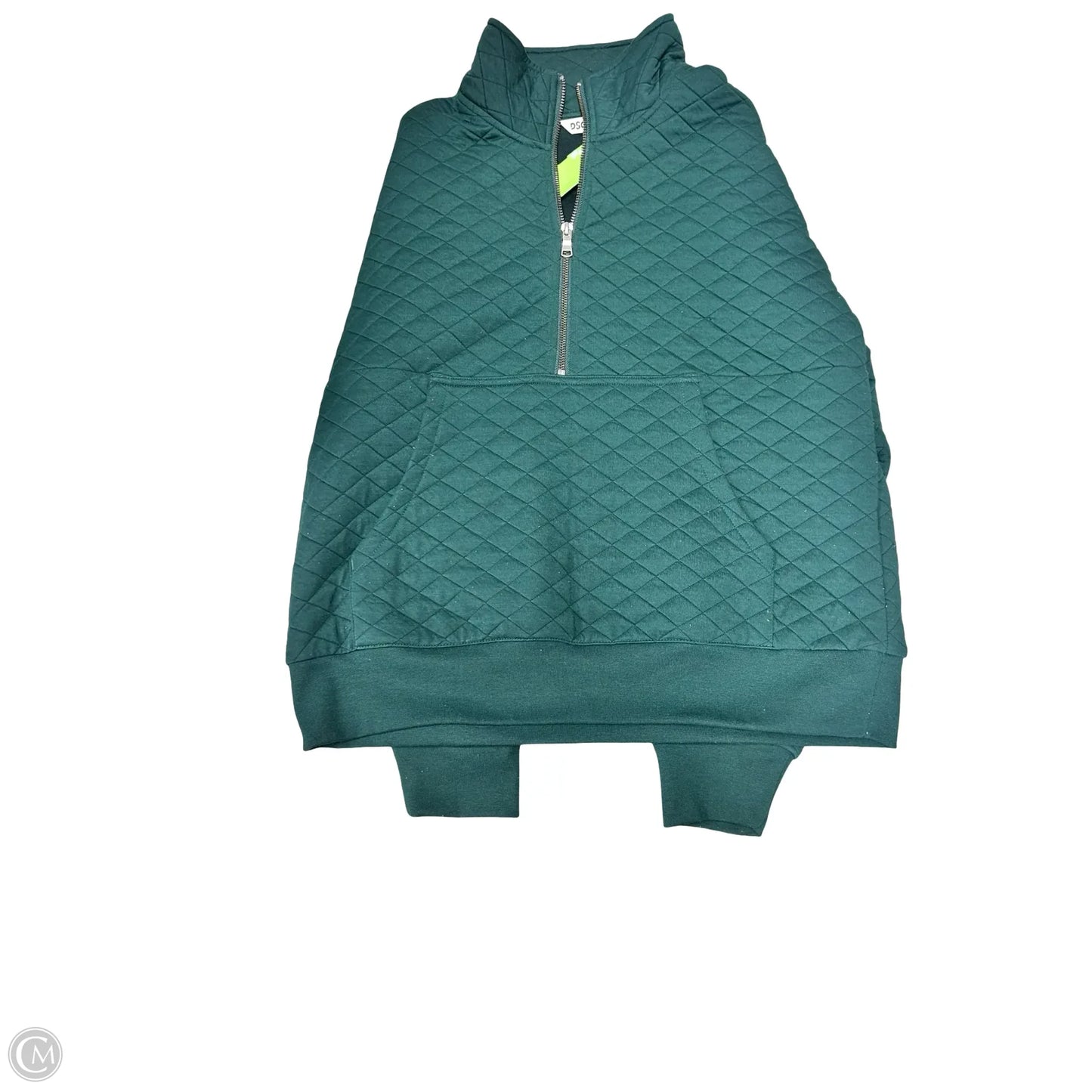 Sweatshirt Collar By Dsg Outerwear In Green, Size: M