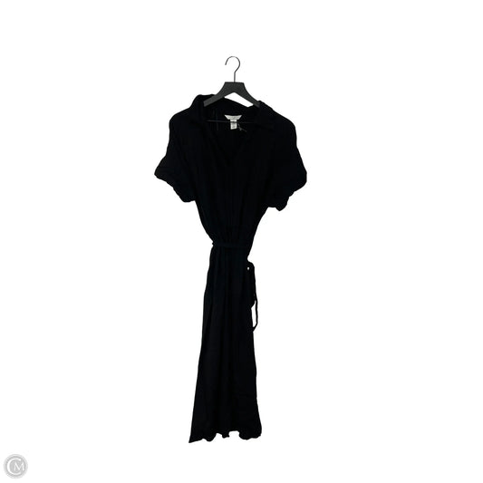 Dress Casual Maxi By H&m In Black, Size: L