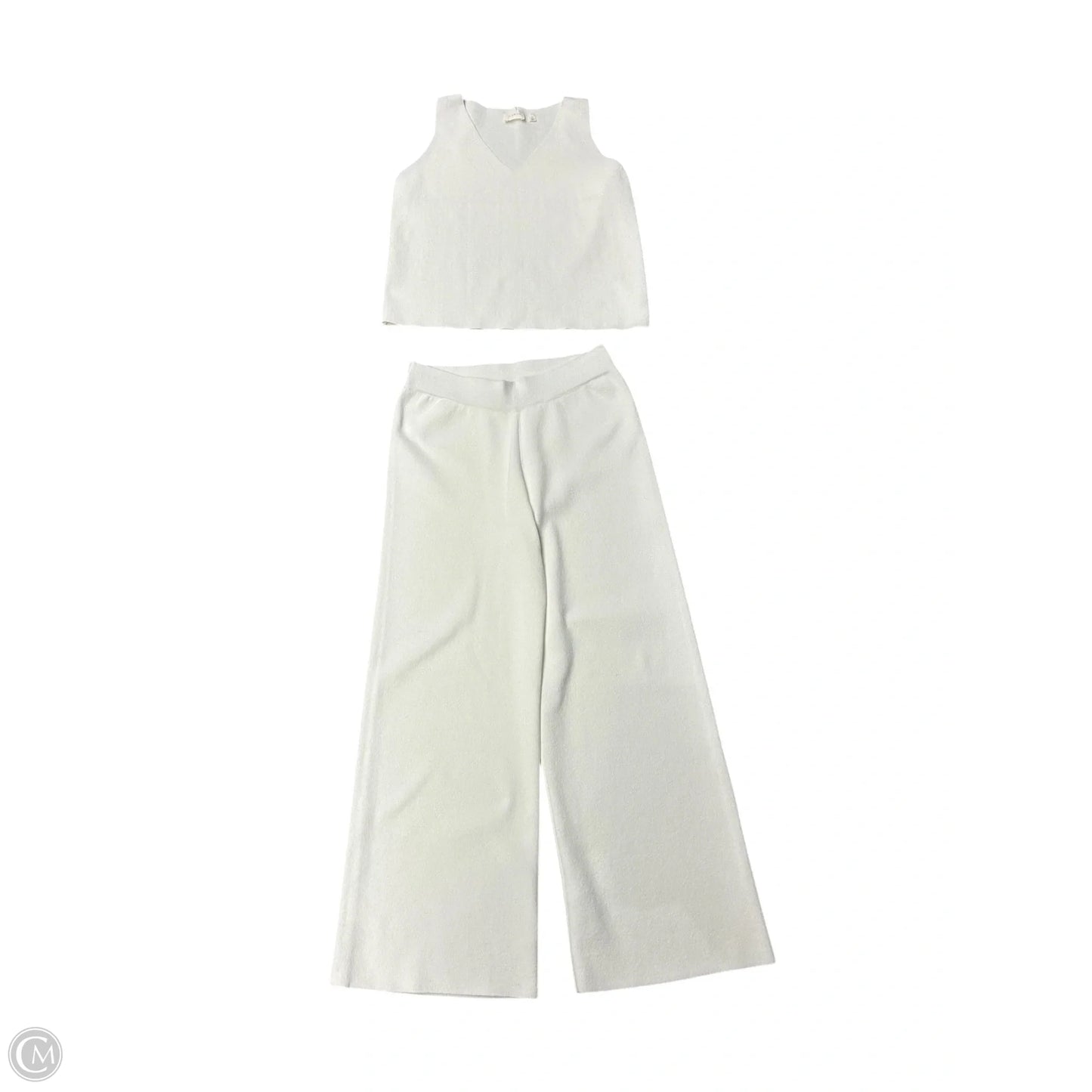 Pants Set 2pc By Cyrus In White, Size: S