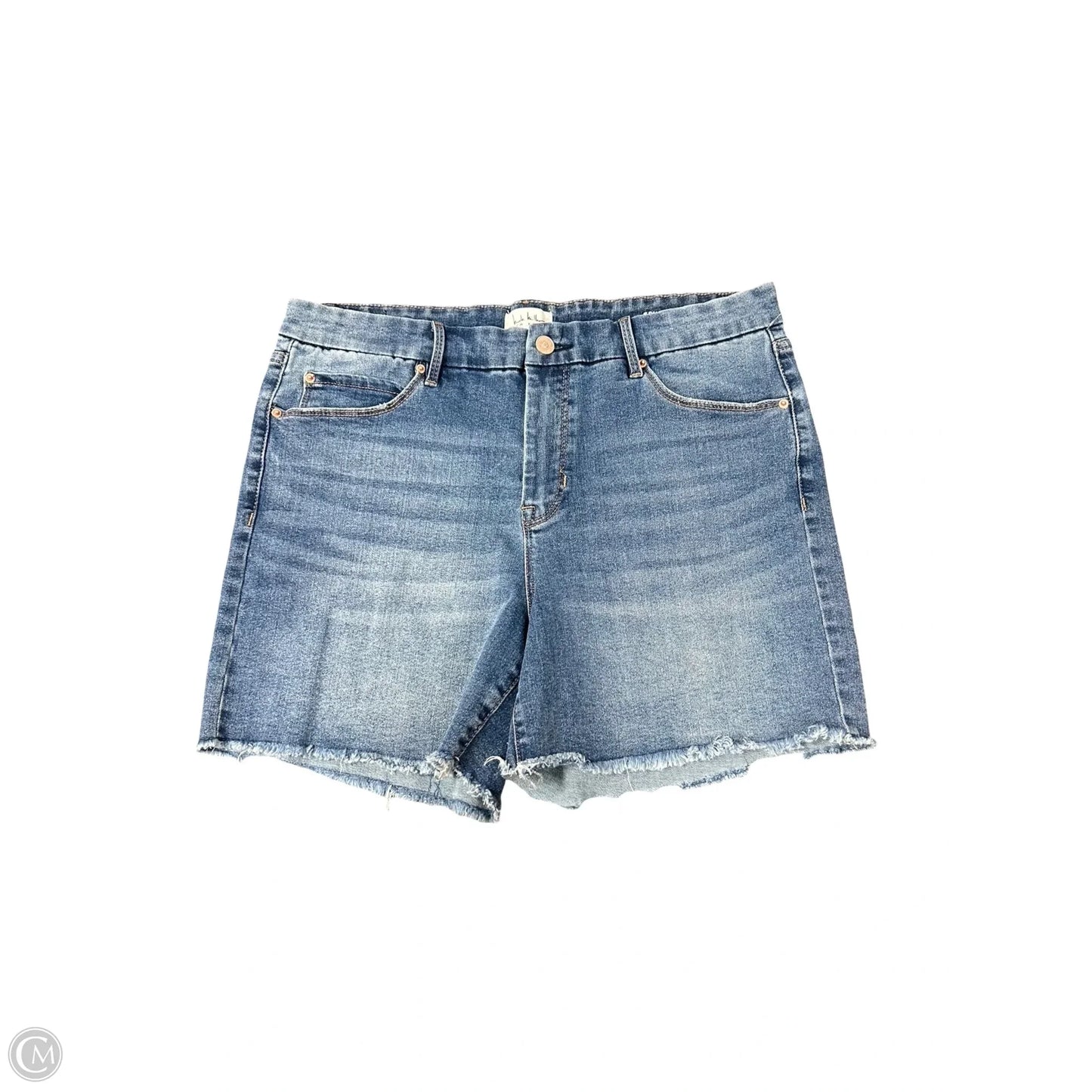 Shorts By Nicole By Nicole Miller In Blue Denim, Size: 12