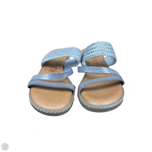 Sandals Flats By Blowfish In Silver, Size: 7.5