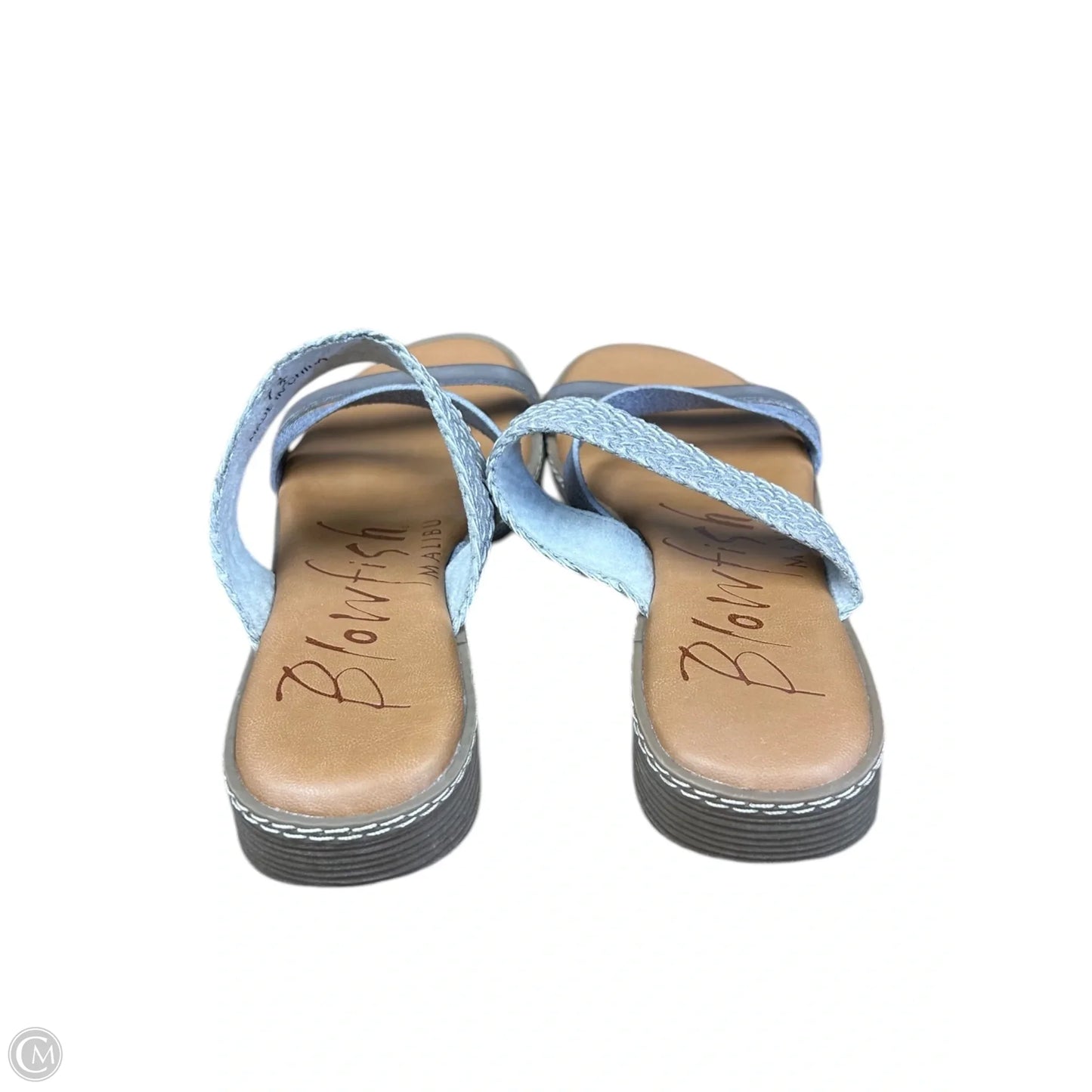 Sandals Flats By Blowfish In Silver, Size: 7.5