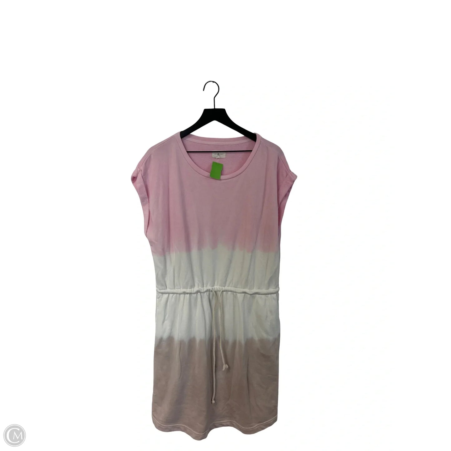 Dress Casual Midi By Lou And Grey In Pink & Tan, Size: Xl