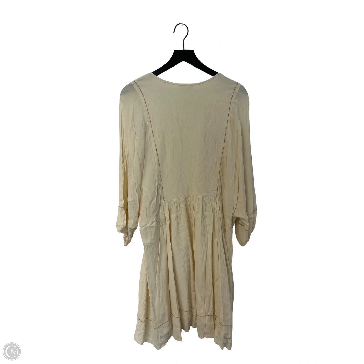 Dress Casual Short By Knox Rose In Brown & Cream, Size: L