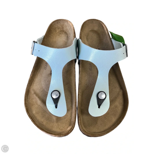 Sandals Flats By Birkenstock In Blue, Size: 5