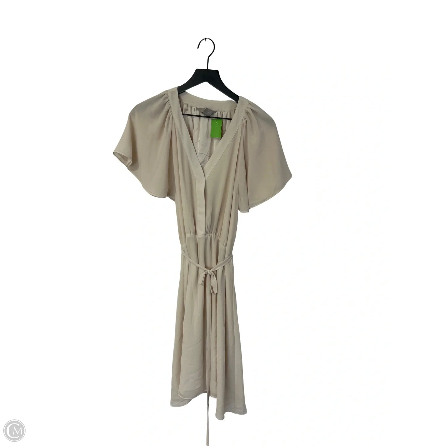 Dress Casual Short By H&m In Cream, Size: L