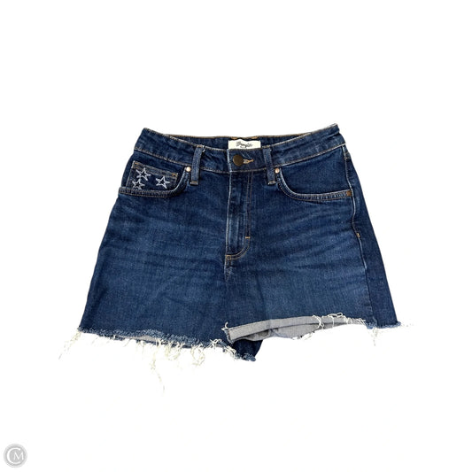 Shorts By Wrangler In Blue Denim, Size: 4