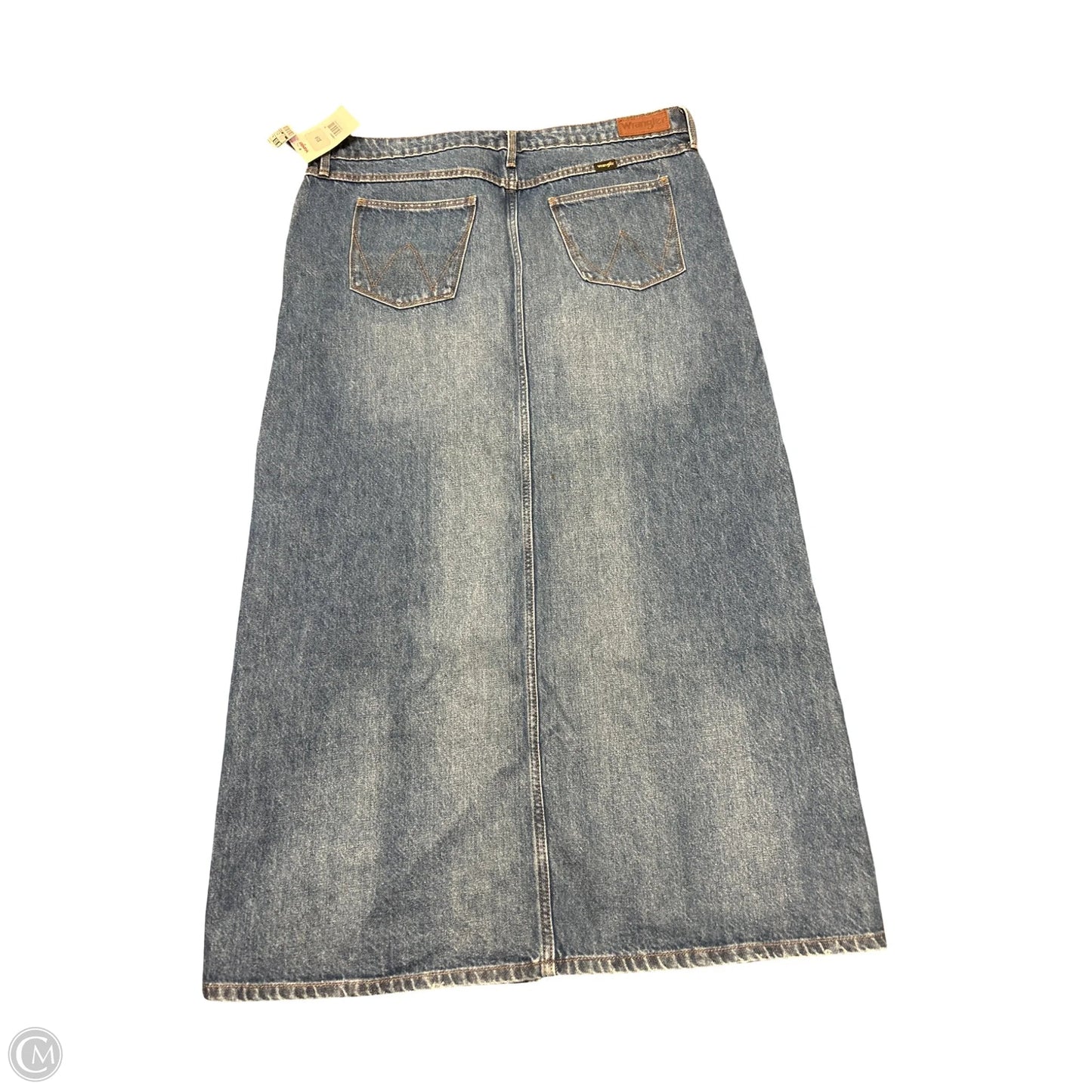 Skirt Maxi By Wrangler In Blue Denim, Size: 16
