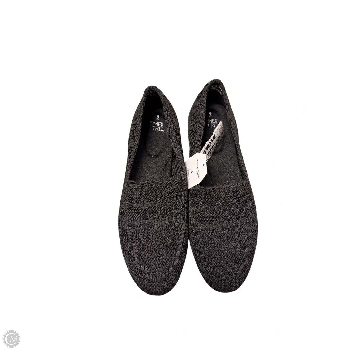 Shoes Flats By Time And Tru In Black, Size: 9