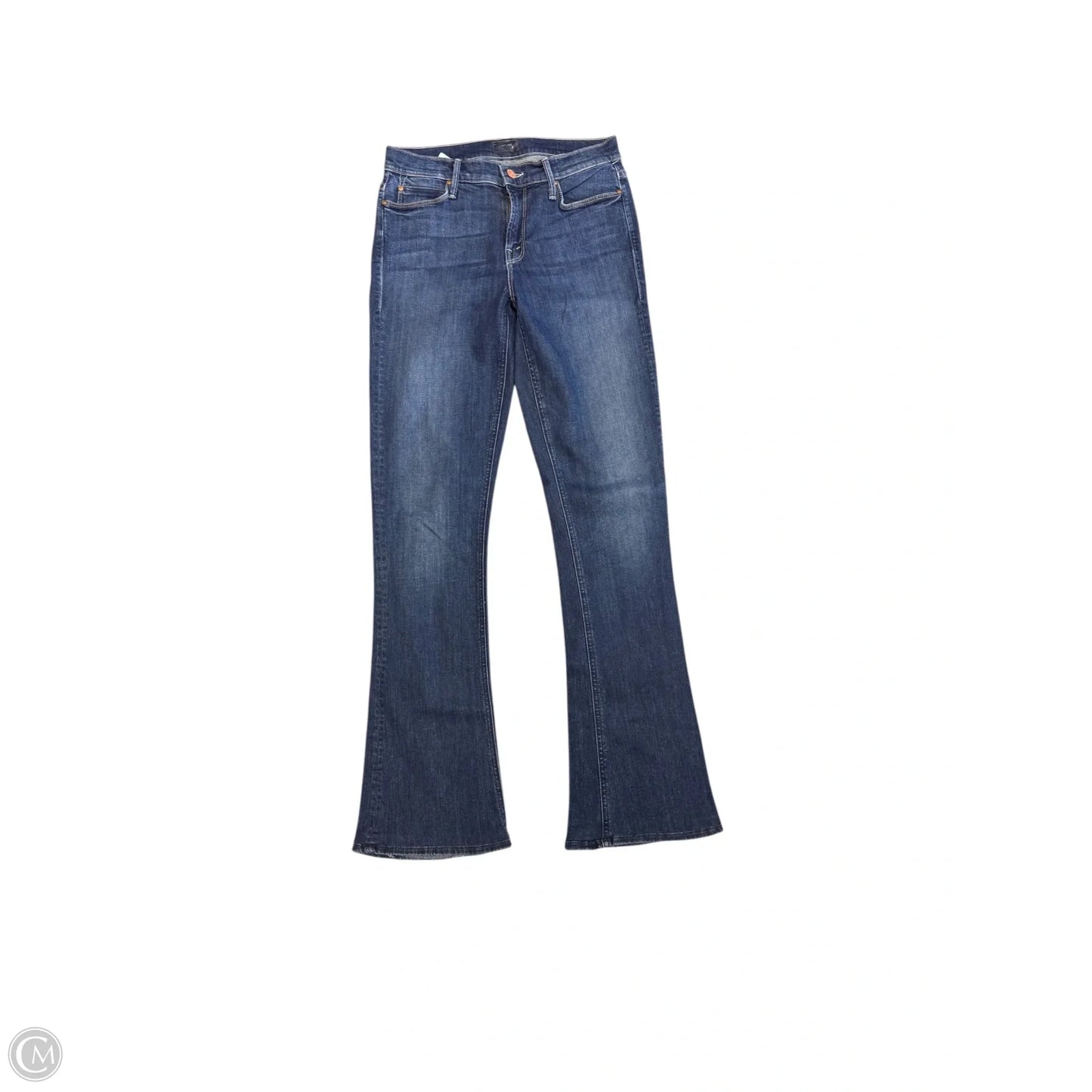 Jeans Straight By Mother In Blue Denim, Size: 4