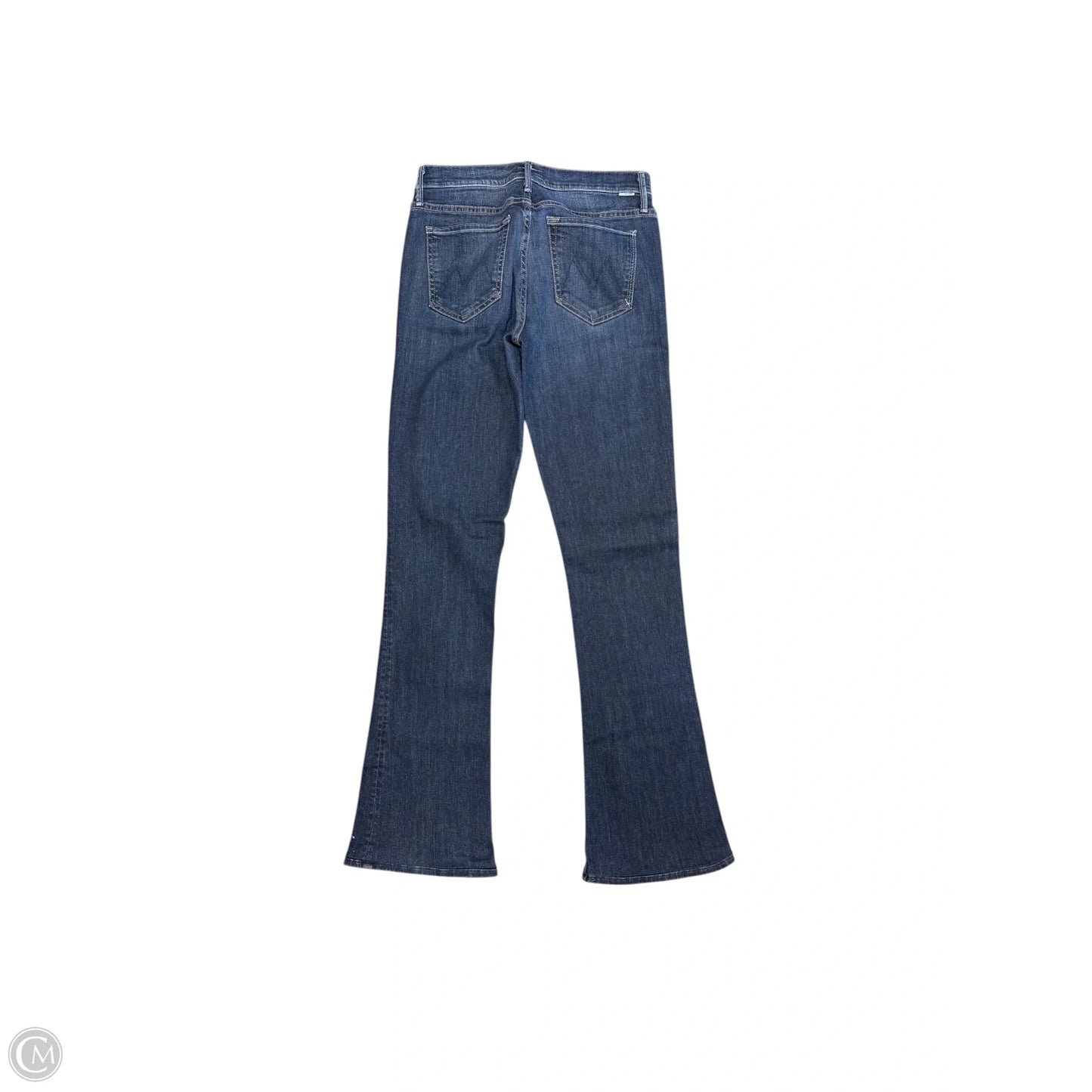 Jeans Straight By Mother In Blue Denim, Size: 4