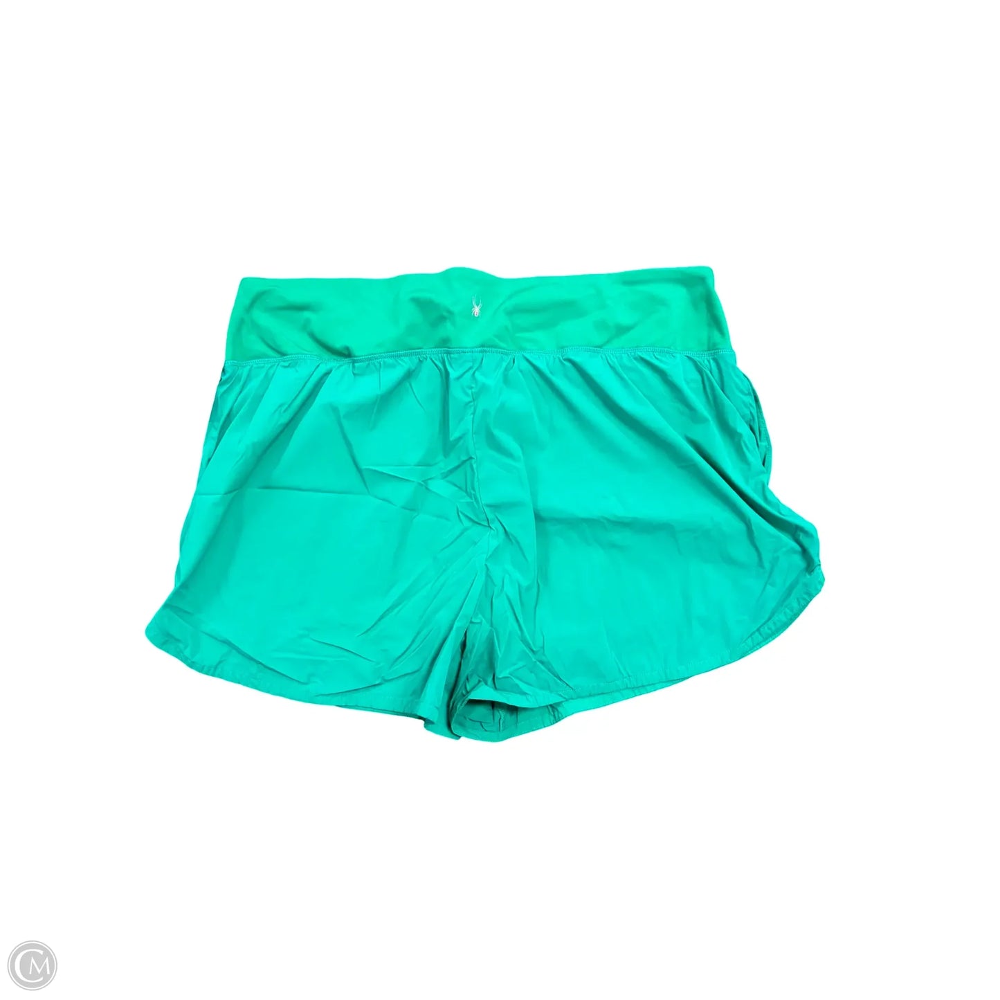 Athletic Shorts By Spyder In Green, Size: Xxl