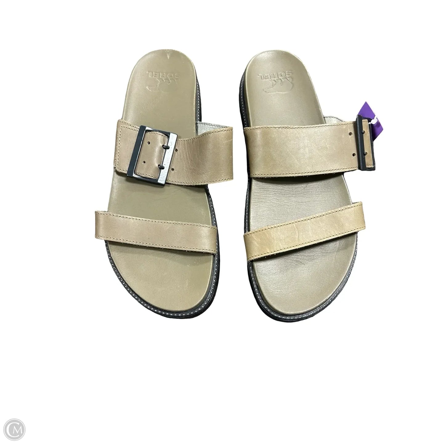 Sandals Flats By Sorel In Green, Size: 9