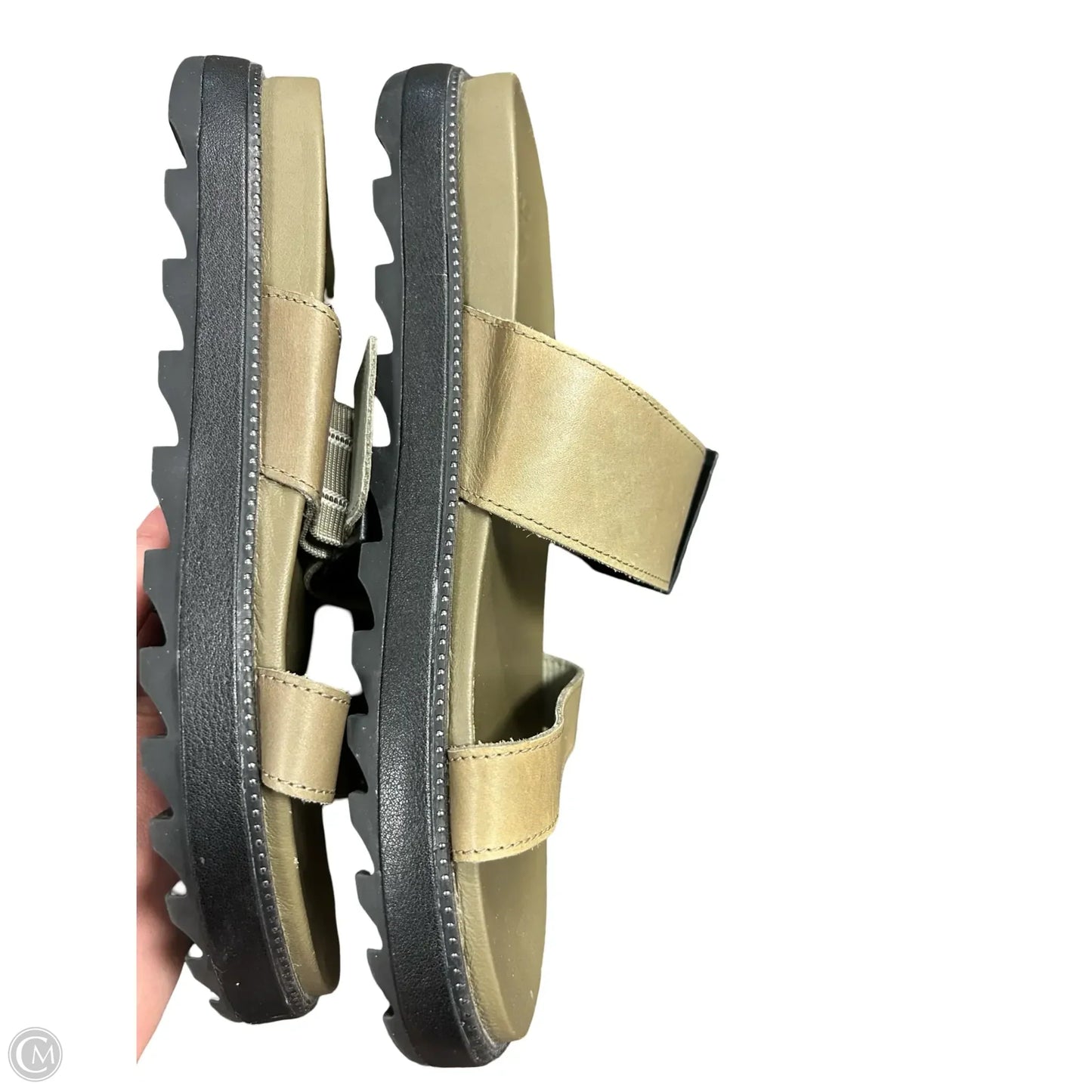 Sandals Flats By Sorel In Green, Size: 9