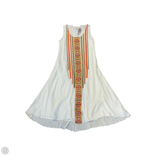 Dress Casual Midi By Chicos In Multi-colored, Size: Xs