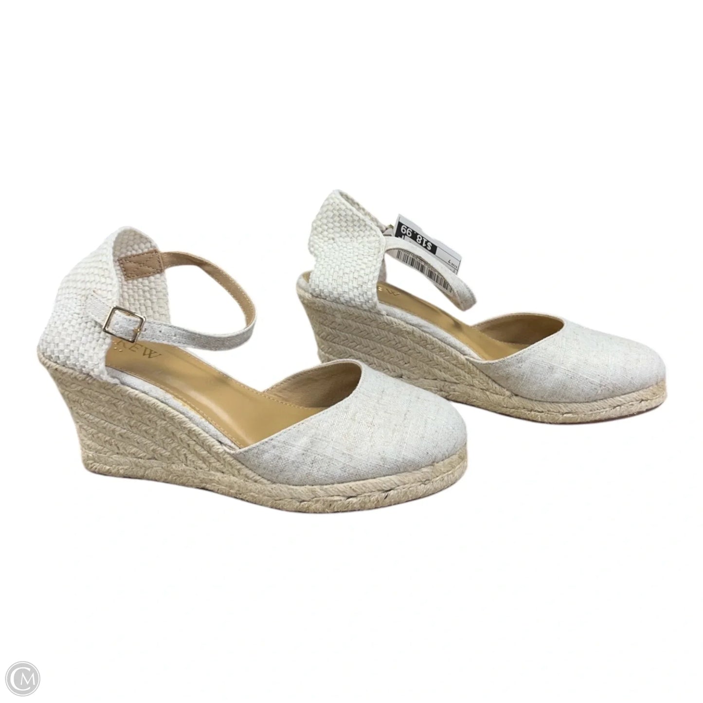 Shoes Heels Wedge By J. Crew In Cream, Size: 7