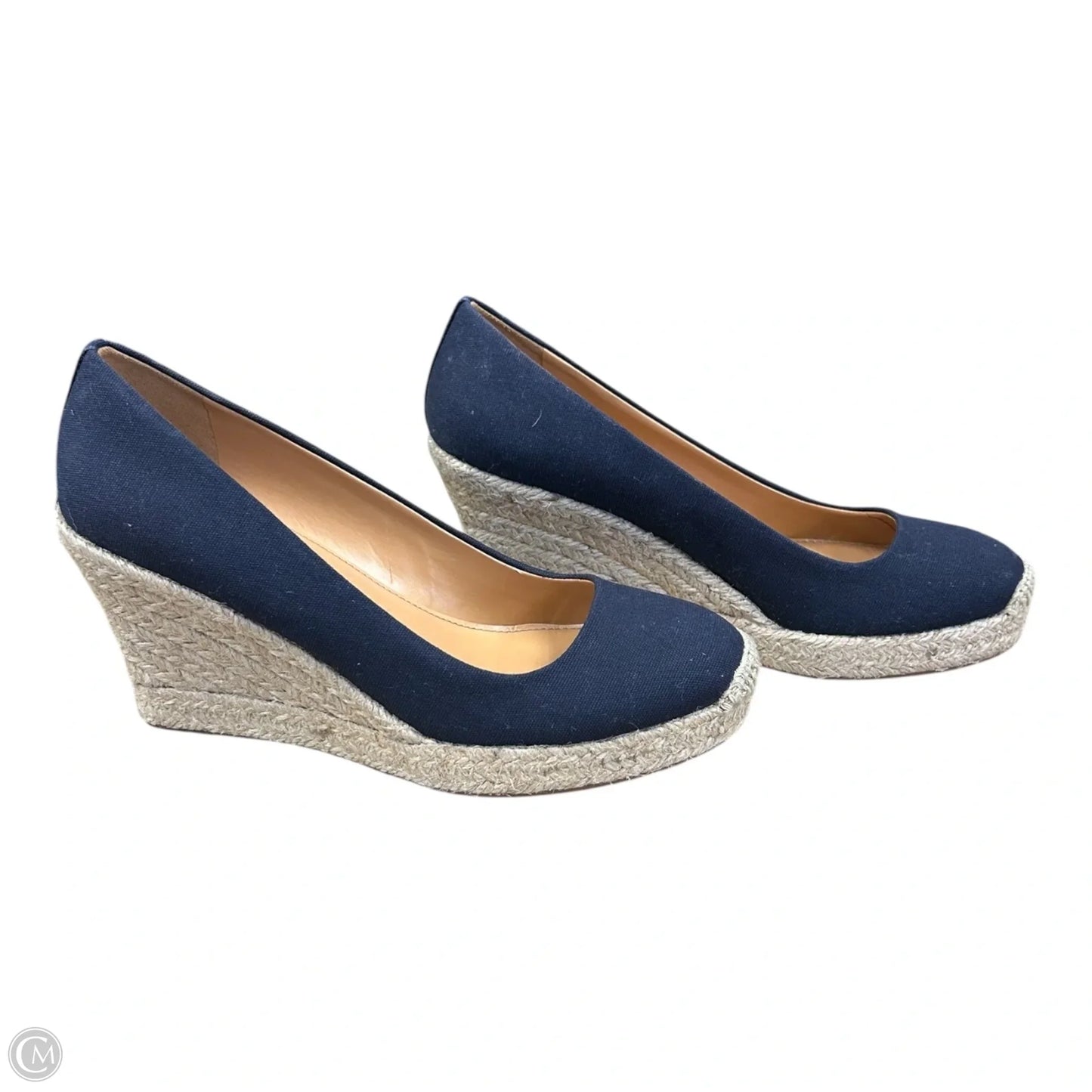 Shoes Heels Wedge By J. Crew In Navy, Size: 7