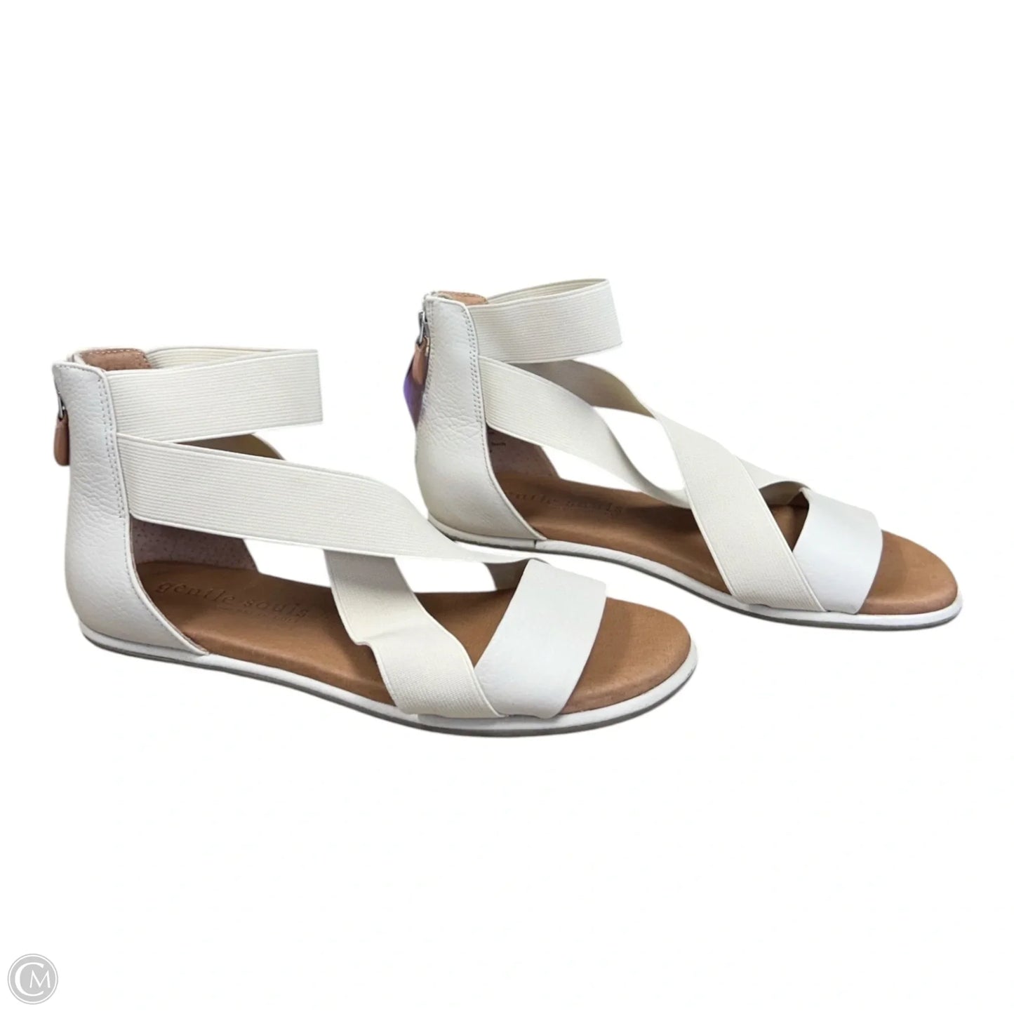 Sandals Flats By Gentle Souls In Cream, Size: 7