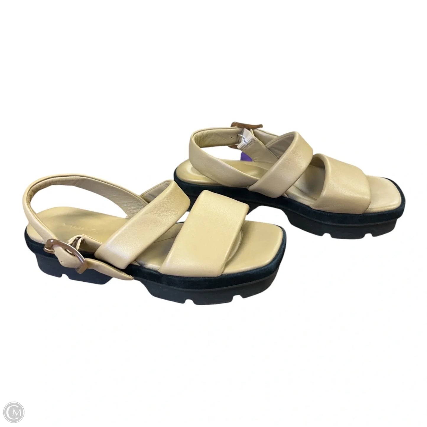 Sandals Flats By Vince In Beige, Size: 7