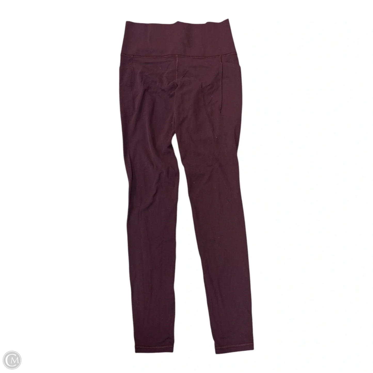 Athletic Leggings By Athleta In Maroon, Size: S