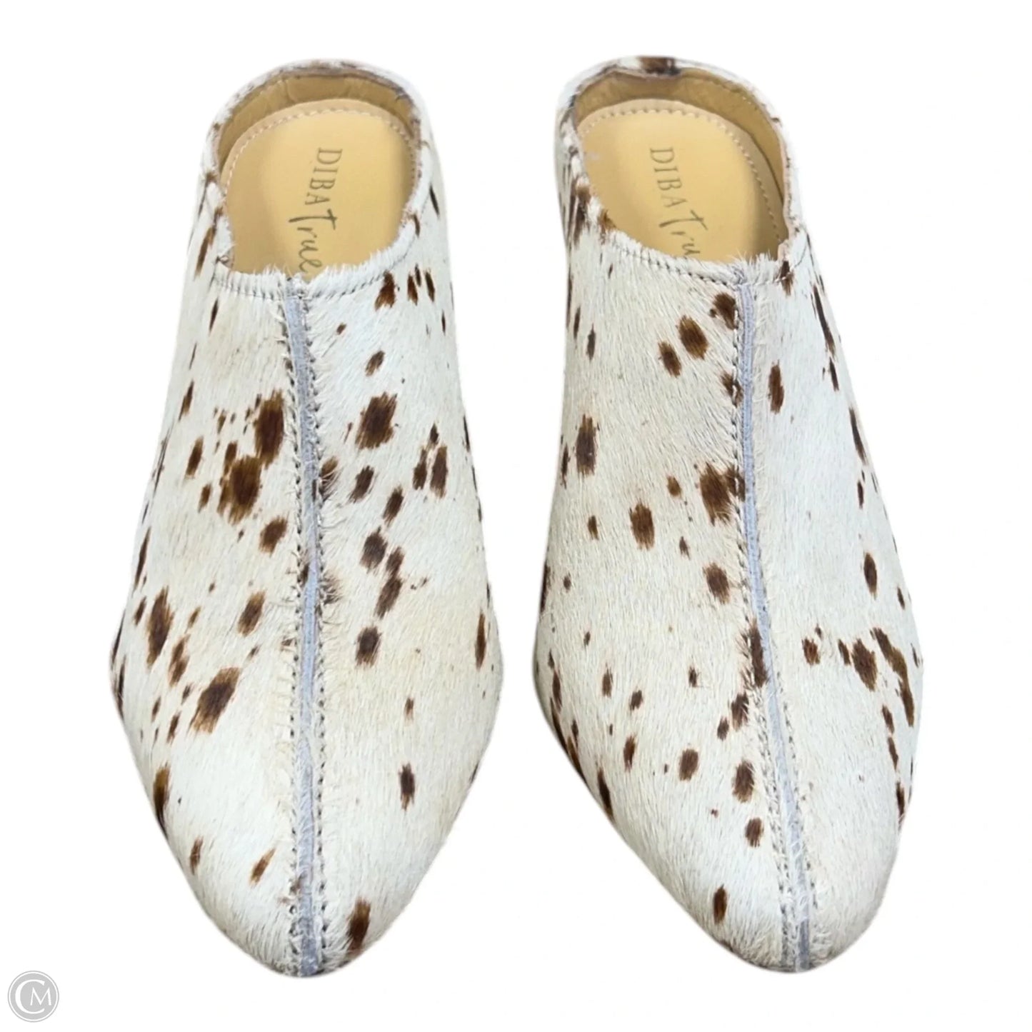 Shoes Heels Block By Diba In Brown & Cream, Size: 8.5