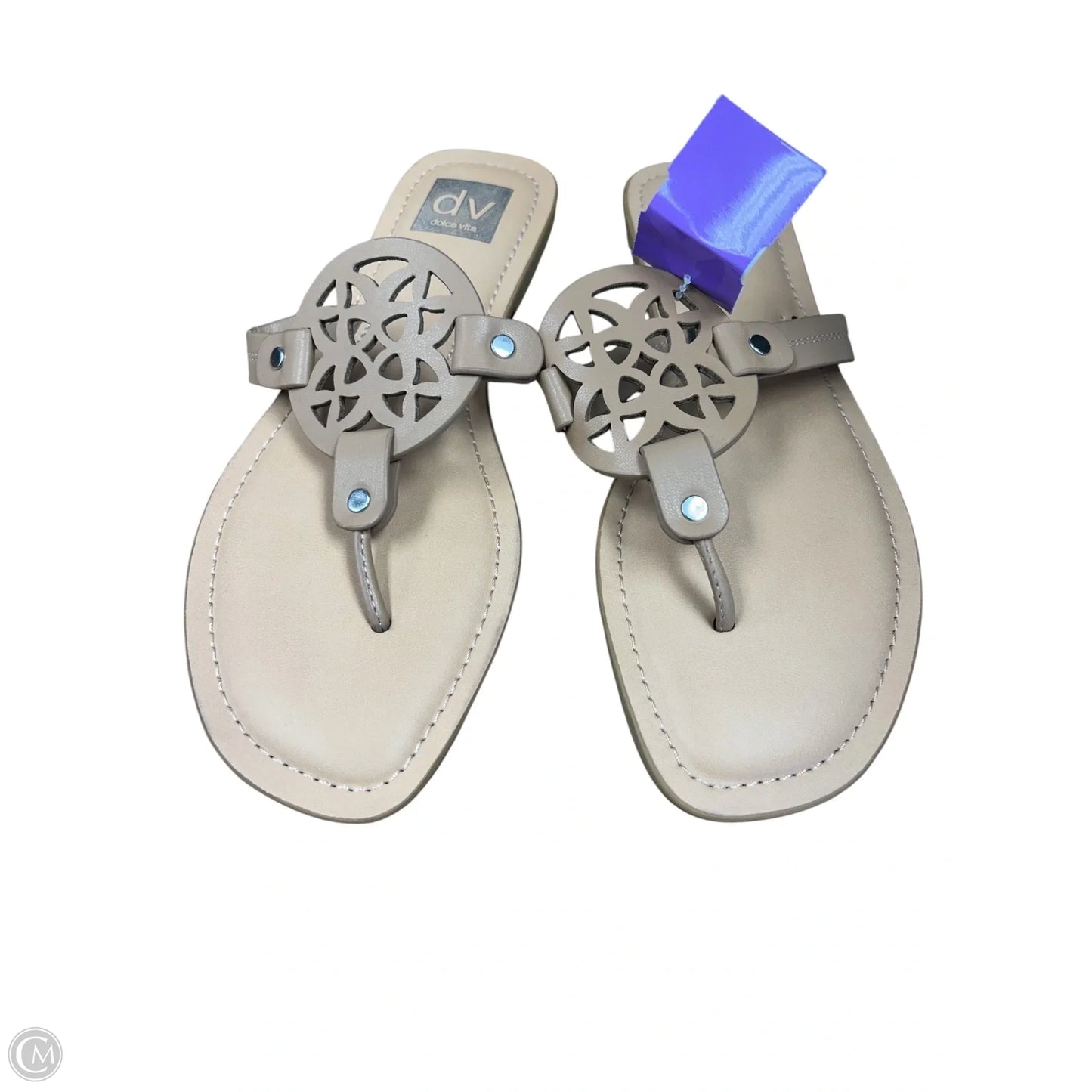 Sandals Flip Flops By Dolce Vita In Tan, Size: 8