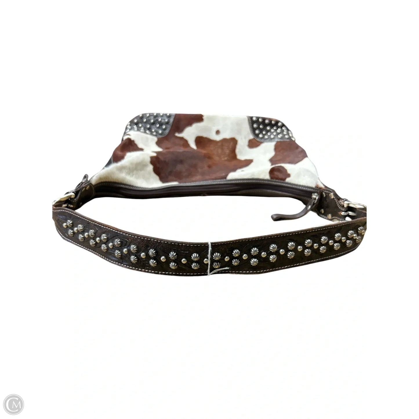 Handbag Leather By Clothes Mentor, Size: Medium