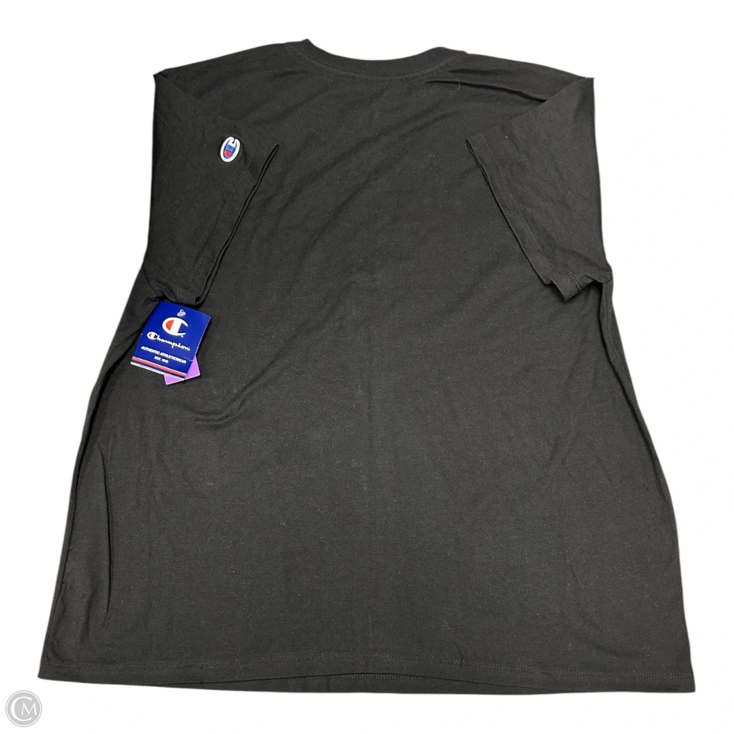 Top Short Sleeve By Champion In Animal Print