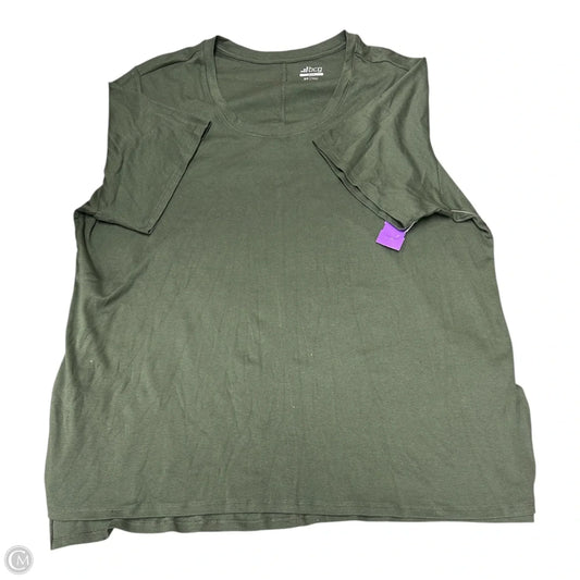 Top Short Sleeve Basic By Bcg In Green, Size: 2x