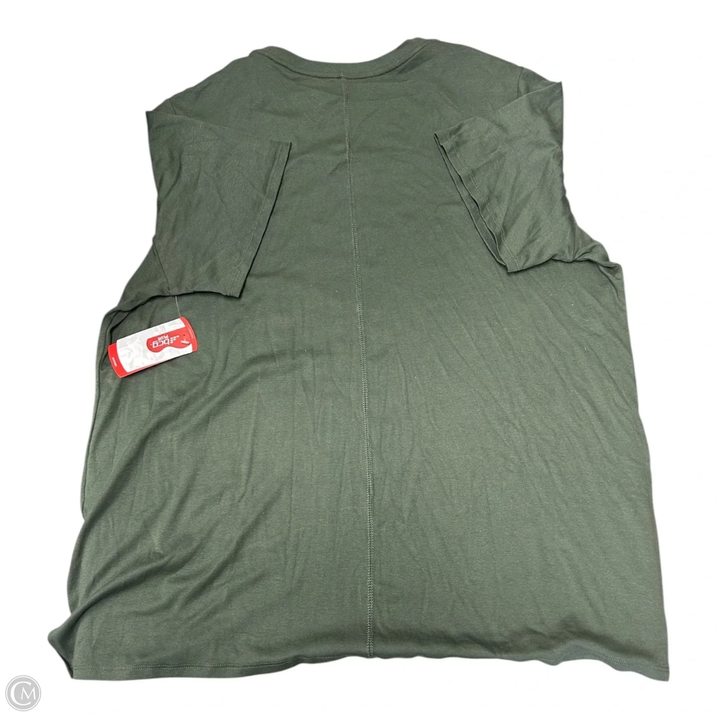 Top Short Sleeve Basic By Bcg In Green, Size: 2x