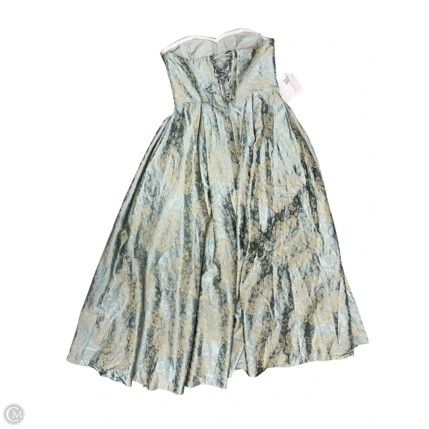 Dress Party Long By Cmc In Green & Tan, Size: 6