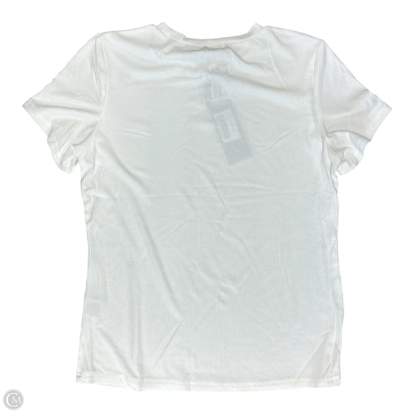 Top Short Sleeve Basic By Clothes Mentor In White, Size: M