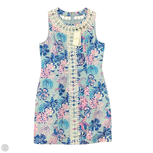 Dress Designer By Lilly Pulitzer In Blue & Pink, Size: 10