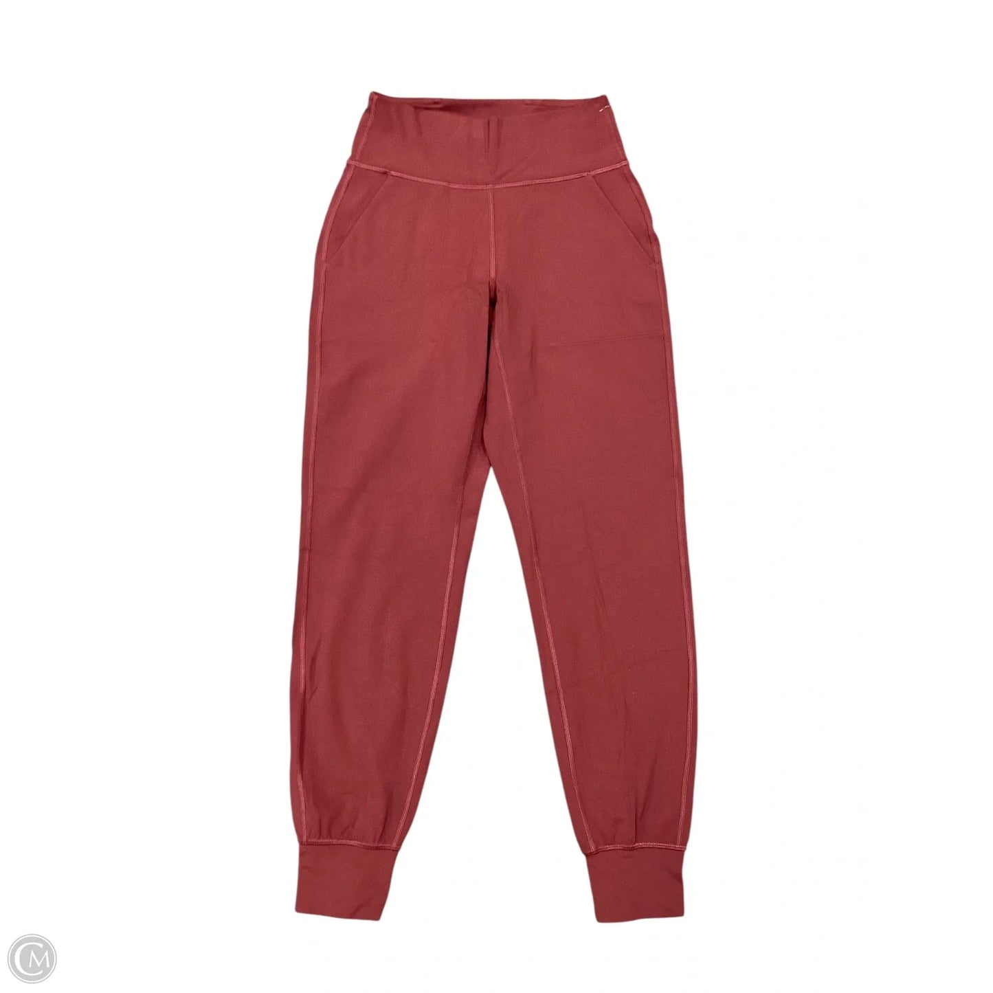 Athletic Pants By Lululemon In Red, Size: 4