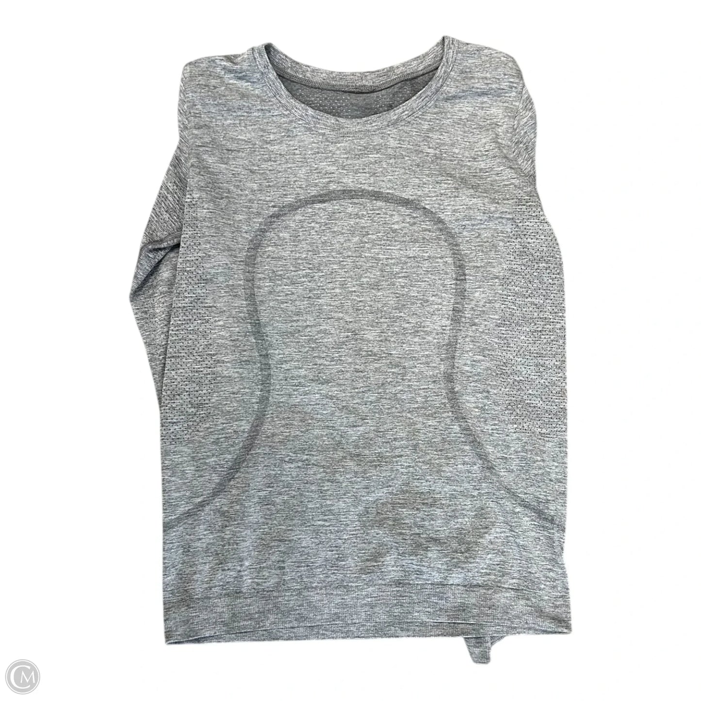 Athletic Top Long Sleeve Crewneck By Lululemon In Grey, Size: 6