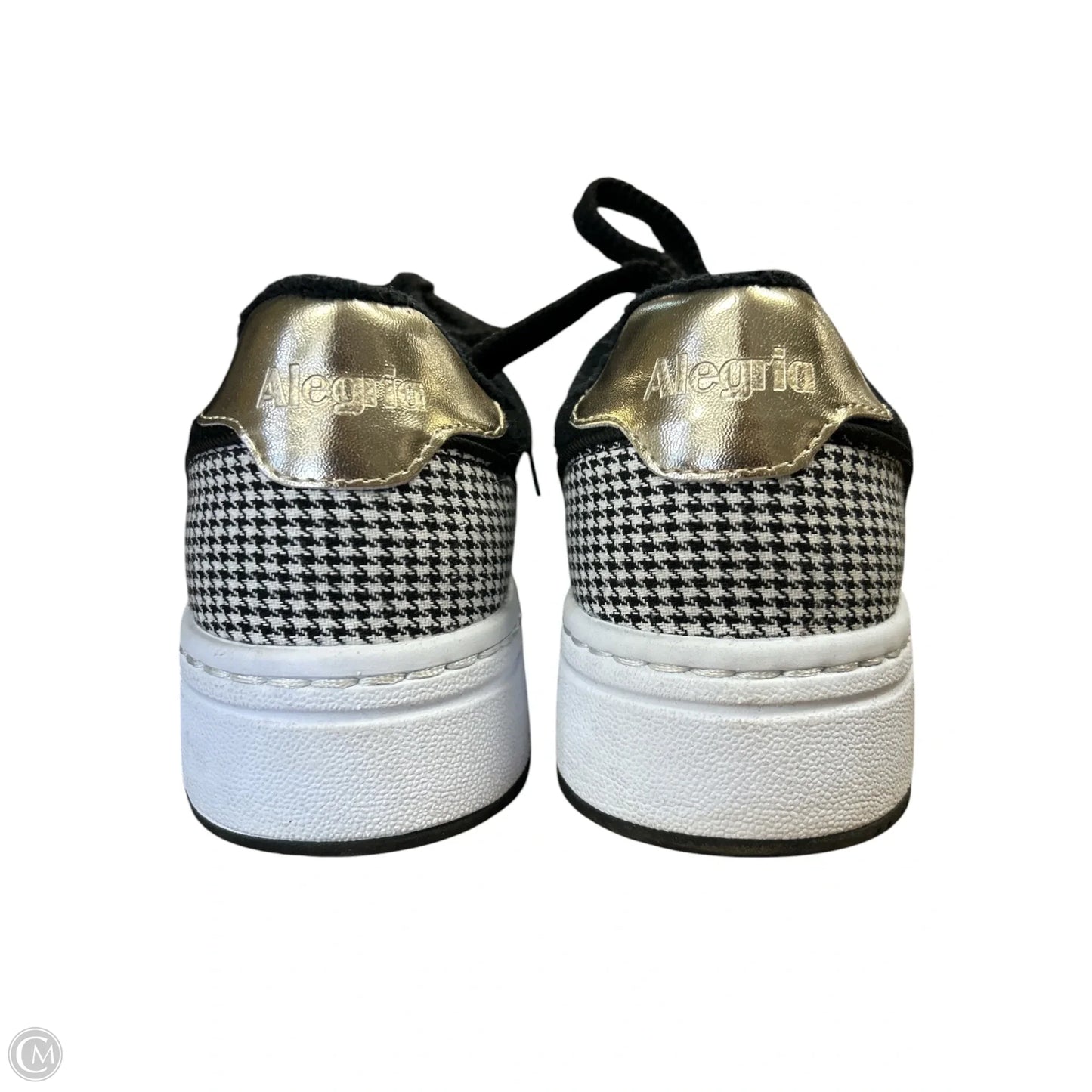Shoes Sneakers Platform By Alegria In Black & Cream, Size: 6.5