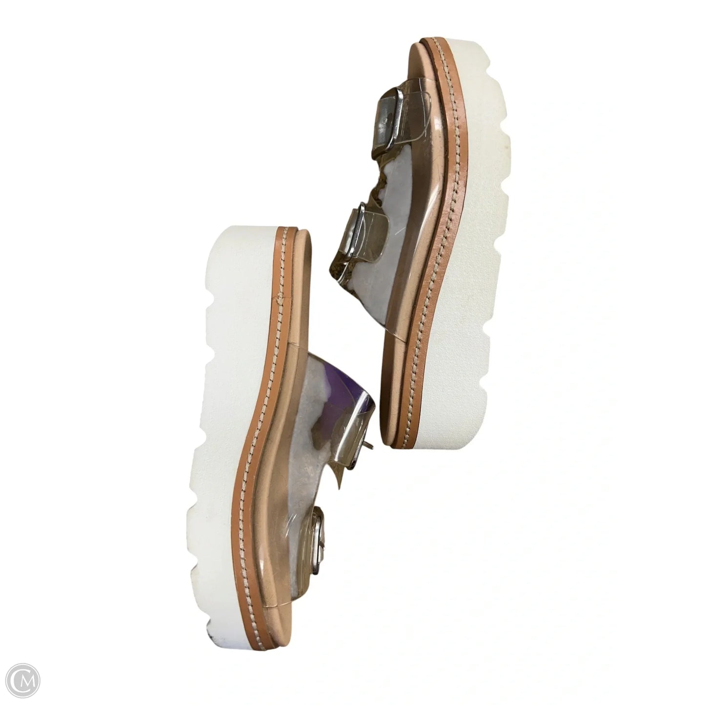 Sandals Flats By Chinese Laundry In Clear, Size: 7