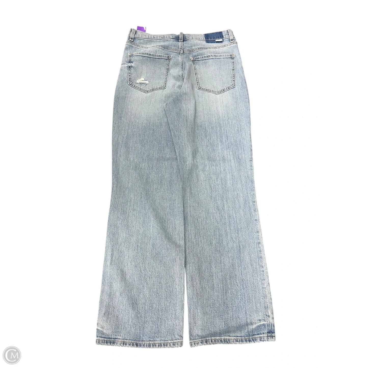 Jeans Straight By Daze In Blue Denim, Size: 10