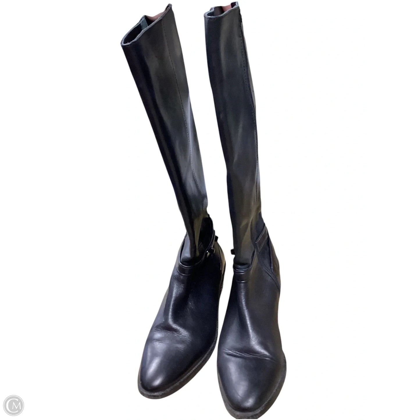 Boots Designer By Coach In Black, Size: 7.5