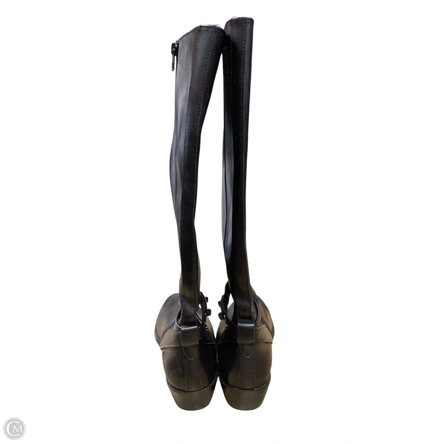 Boots Designer By Coach In Black, Size: 7.5