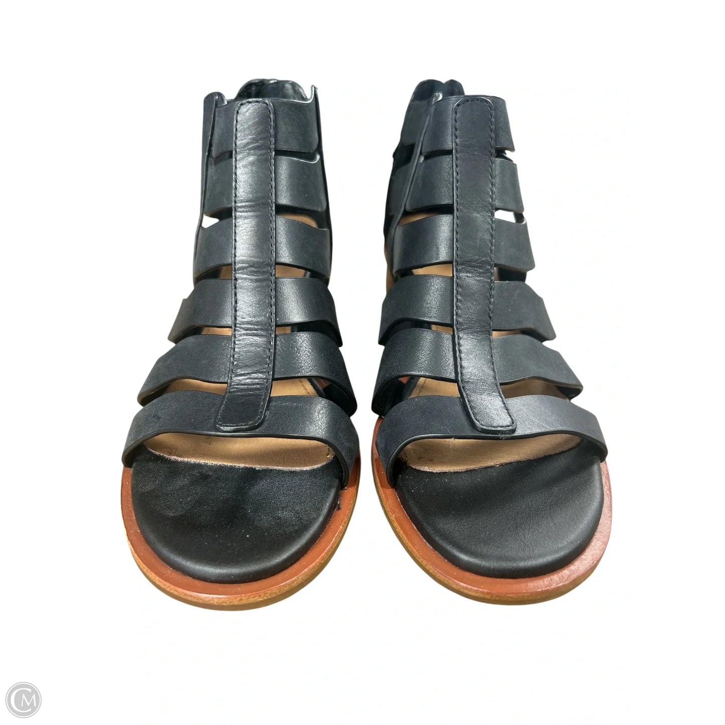 Sandals Heels Block By Sofft In Black, Size: 8.5
