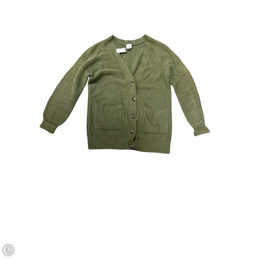 Sweater Cardigan By Cabi In Green, Size: S