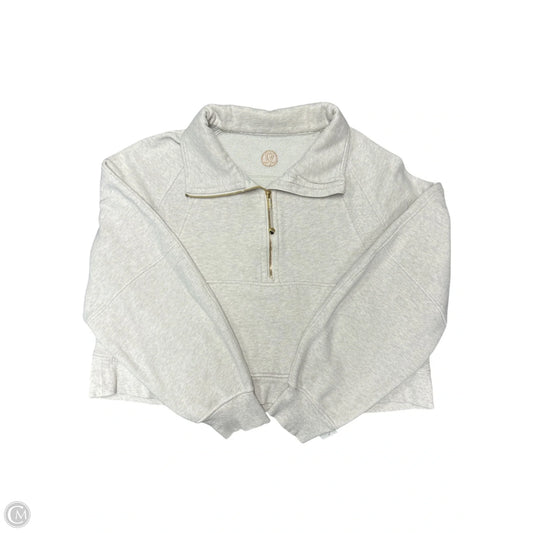 Sweatshirt Collar By Lululemon In Grey, Size: Xl