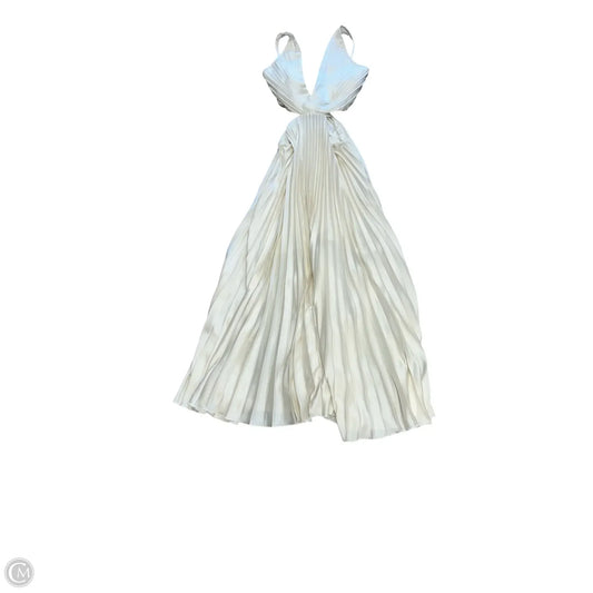 Dress Party Long By Abercrombie And Fitch In Cream, Size: L