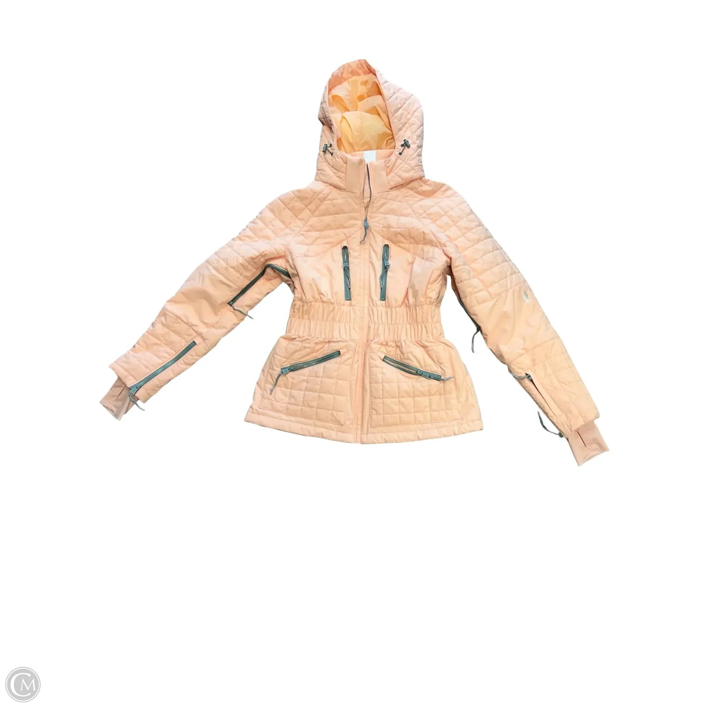 Coat Parka By Free People In Orange, Size: M