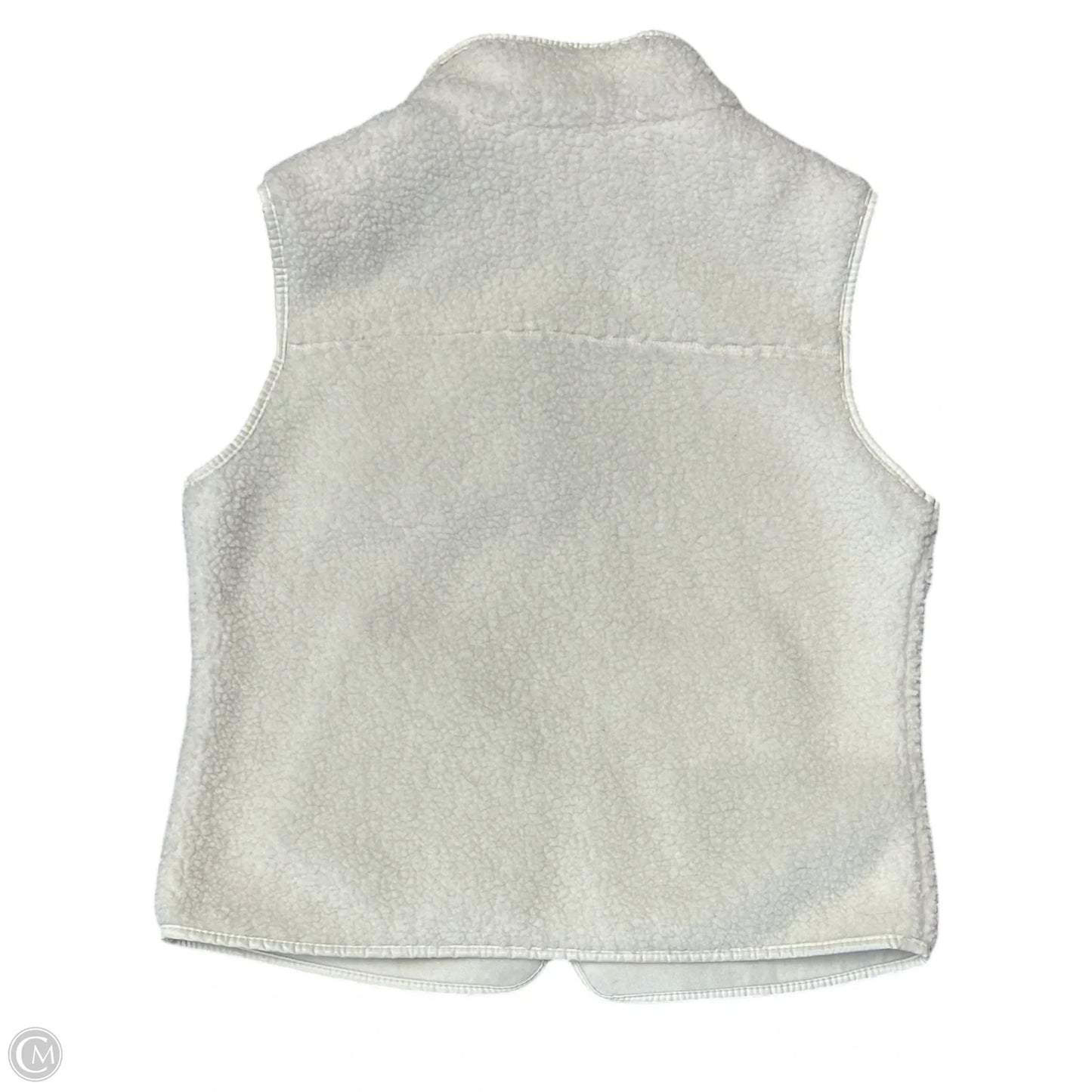 Vest Faux Fur & Sherpa By Cmb In White, Size: S